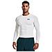 Heatgear Long Sleeve 1361524-100, Uomini, Bianca, S - Foto miniatura 1