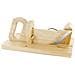 Affettatrice Manuale In Legno Marrone - Foto miniatura 1