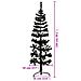 Albero Natale Artificiale Sottile A Metà E Supporto Nero 150 Cm - Foto miniatura 8