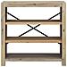 Libreria A 3 Ripiani 80x30x80 Cm In Legno Massello Di Acacia - Foto miniatura 3