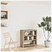 Libreria A 3 Ripiani 80x30x80 Cm In Legno Massello Di Acacia - Foto miniatura 1