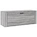 Scarpiera A Muro Grigio Sonoma 100x35x38cm In Legno Multistrato - Foto miniatura 2