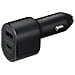 Dual Fast Car Charger 45w & 15w Ep-l5300xb Black - Foto miniatura 2