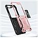 Cover Anello Per Samsung Galaxy Z Flip5 Anti-urto Serie Armoring Bump Rosa - Foto miniatura 5