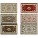Tappeto Salotto Camera Velour Antiscivolo Mod. Tabriz Suardi Vari Colori 65x110cm (set 2) Tortora - Foto miniatura 2