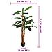 Albero Di Banano Artificiale 22 Foglie 200 Cm Verde - Foto miniatura 8