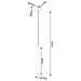 Sollux Lighting Lampada A Sospensione Pastelo 1 In Cemento Sl.1271 - Moderno Lampade A Sospensione Grigio 120x3.5x3.5 Cm - Foto miniatura 5