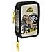 Astuccio Doppio Jurassic World Warning Grigio 12.5 X 19.5 X 4 Cm (28 Pezzi) - Foto miniatura 1