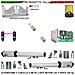 Apricancello 6 Metri 2 Ante 3 Mt Kit Base Automatismo 2 Motori Elettromeccanici 230 V Spinta 2 Quintali Staffe Perni 2 - Foto miniatura 1
