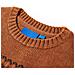 Maglione Per Bambini Lavorato A Maglia Cognac 92 - Foto miniatura 3
