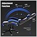 Sedia Gaming, Sedia Da Gioco, Sedia Ufficio Ergonomica Con Schienale Regolabile, Poggiatesta E Supporto Lombare, Bleu - Foto miniatura 7