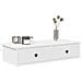 Scaffale a Parete con Cassetti Bianco 80x31x17 cm in Truciolato - Foto miniatura 2