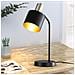 Lampada Da Tavolo Vintage In Oro Nero Per Soggiorno, Lampada Da Comodino, Lampada Da Lettura Con Cavo E27 - Foto miniatura 4