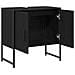 Mobiletto da Lavandino Rovere Nero 60x33x60 cm Legno Ingegnerizzato - Foto miniatura 5