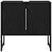 Mobiletto da Lavandino Rovere Nero 60x33x60 cm Legno Ingegnerizzato - Foto miniatura 6