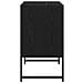 Mobiletto da Lavandino Rovere Nero 60x33x60 cm Legno Ingegnerizzato - Foto miniatura 7