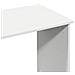 Scrivania Bianca 102x50x75 cm in Legno Multistrato - Foto miniatura 8