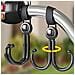 Gancio Doppio Rotante Universale (confezione Da 8) - Accessori Per Bici Elettriche - Foto miniatura 2