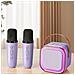 Altoparlante Karaoke Bluetooth Portatile (edizione Base) Con Due Microfoni E Altoparlante Purple - Foto miniatura 2