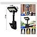 Luce Solare Da Giardino Con Clip, Sensore Di Movimento E 3 Temperature Di Colore Black - Foto miniatura 1