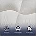 The White Stone Materasso Ignifugo 80x190 In Memory Foam Alto 20 Cm | Ortopedico | Rivestimento Anallergico E Antibatterico | Prodotto In Italia - Foto miniatura 4