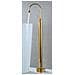 Rubinetto per vasca da bagno indipendente, Blackswan, tipo M65, modello oro lucido, misura 120 cm - Foto miniatura 3