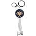 Cavo Usb 3 In 1 Micro-usb / Usb-c / Lightning Design Portachiavi Astrologia Ariete, Bianco - Foto miniatura 1