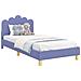 Struttura letto bambini con testata Blu jeans 90 x 190 cm - Foto miniatura 1
