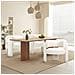 Sedia /divano Design Minimalista Valorizza Il Tuo Arredamento Moderno E Trendy, Bianco - Foto miniatura 8