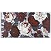 Dipinto Su Tela White Red Flower Composizione Floreale Rosso Bordeaux E Bianco 120x60 Cm - Foto miniatura 1