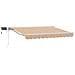Cornice per Tenda Manuale con LED Blu e Arancione 3 x 2,5 m - Foto miniatura 1