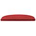 Tappetini per scale autoadesivi 15 pcs Rosso 80 x 24,5 x 3,5 cm - Foto miniatura 4