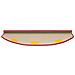 Tappetini per scale autoadesivi 15 pcs Rosso 80 x 24,5 x 3,5 cm - Foto miniatura 5