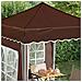 Tenda per feste a pop-up 195 x 195 x 245 cm Marrone - Foto miniatura 4