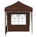 Tenda per feste a pop-up 195 x 195 x 245 cm Marrone - Foto miniatura 6