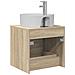 Mobile Lavabo da Parete Rovere Sonoma 49,5 x 44,5 x 65 cm - Foto miniatura 4