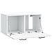 Mobile Porta TV da Muro Bianco 59,5 x 31 x 30 cm - Foto miniatura 5