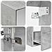 Set di mobili per il bagno 5 pcs Grigio Cemento - Foto miniatura 9