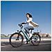 P275 SE Bicicletta elettrica urbana 27,5 pollici motore posteriore 250W, sensore di coppia 42Nm, autonomia fino a 100 km, batteria 36V 13Ah, freni idraulici, forcella anteriore ammortizzata, con App Bluetooth, Blu - Foto miniatura 7