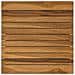 Piano del tavolo 40 x 40 x 3,5 cm Quadrato Legno di teak solido - Foto miniatura 1