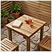 Piano del tavolo 40 x 40 x 3,5 cm Quadrato Legno di teak solido - Foto miniatura 2