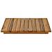 Piano del tavolo 40 x 40 x 3,5 cm Quadrato Legno di teak solido - Foto miniatura 4