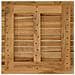 Piano del tavolo 40 x 40 x 3,5 cm Quadrato Legno di teak solido - Foto miniatura 5