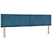 Letto ottomano con materasso Blu Scuro 200 x 200 cm Velluto - Foto miniatura 4