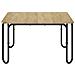 Tavolino da salotto Rovere Sonoma 79,5 x 79,5 x 45 cm - Foto miniatura 3