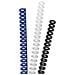 conf. 50 Dorsi plastici ClickBind a 34 anelli nero 387357E - Foto miniatura 5