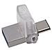 Chiavetta USB 64 GB DataTraveler MicroDuo 3C Interfaccia USB 3.1 Colore Argento - Foto miniatura 5