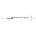 Siringa Da Insulina Con Ago Assemblato 25g - 1 Ml - Foto miniatura 1