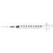 Siringa Da Insulina Con Ago Assemblato 25g - 1 Ml - Foto miniatura 2