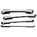 Kit 4 Coltelli Per Decoro Acciaio Inox - Foto miniatura 6